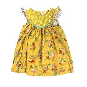 Matilda Jane Yellow Floral Kids Dress